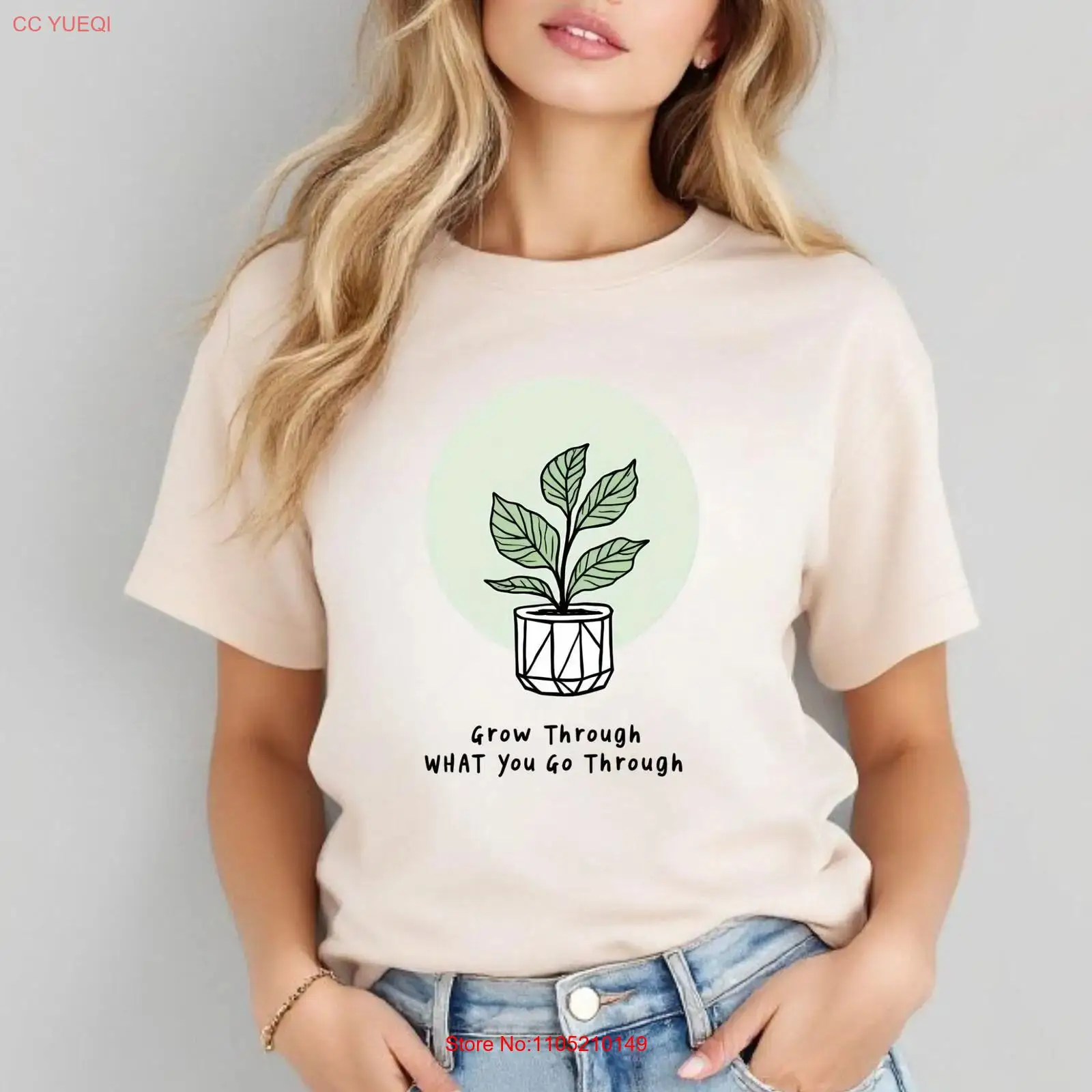 Plant Parental - Minimalist Plant Parent T Shirt Grow