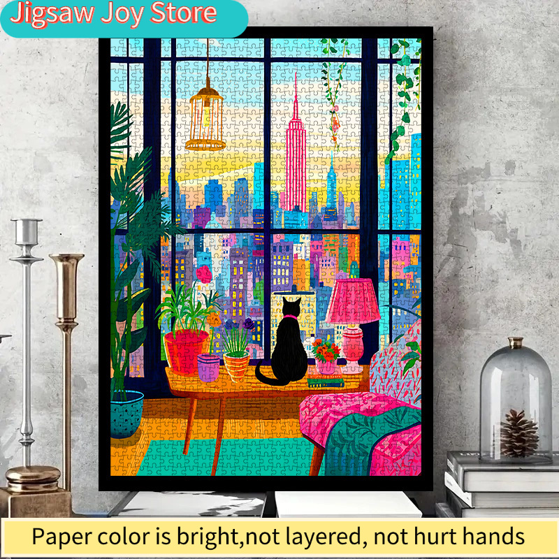 DIY Paper Puzzle, New York Cit - Plant Parental 리뷰 및 가격