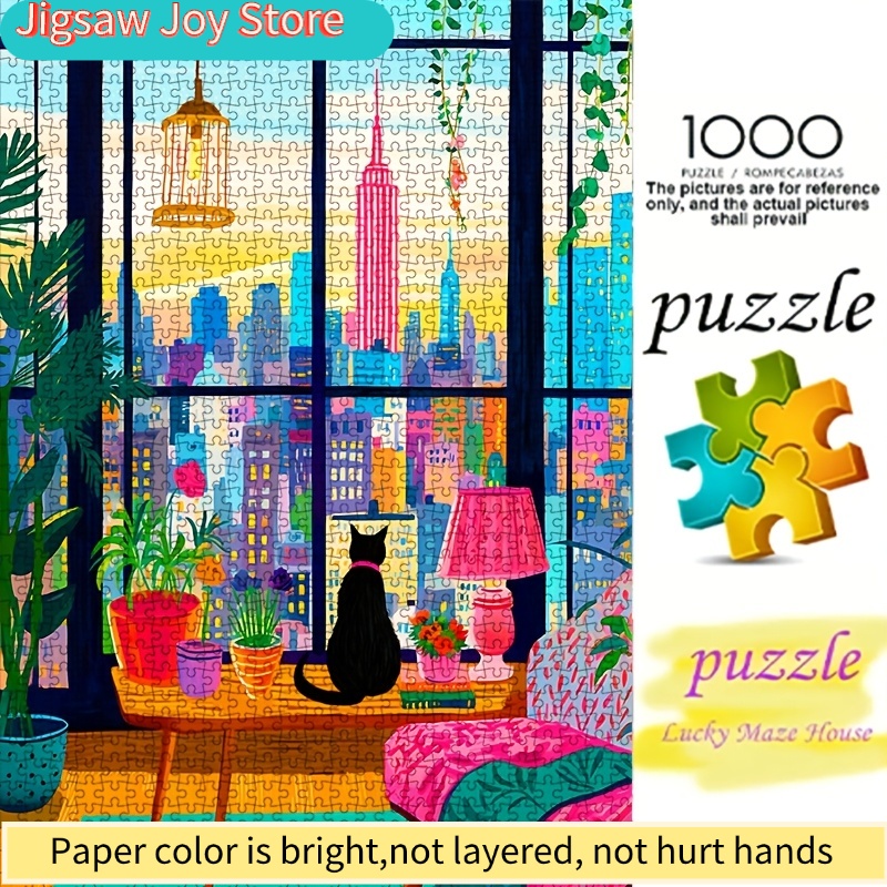 DIY Paper Puzzle, New York Cit - Plant Parental 리뷰 및 가격