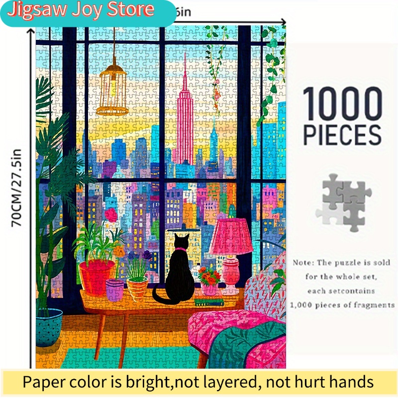 DIY Paper Puzzle, New York Cit - Plant Parental 리뷰 및 가격
