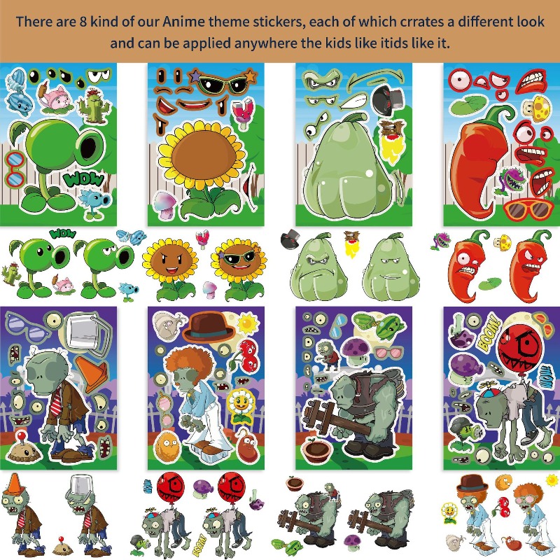 Plants Vs. Zombies Cute Cartoo - Plant Parent Vs 리뷰 및 가격
