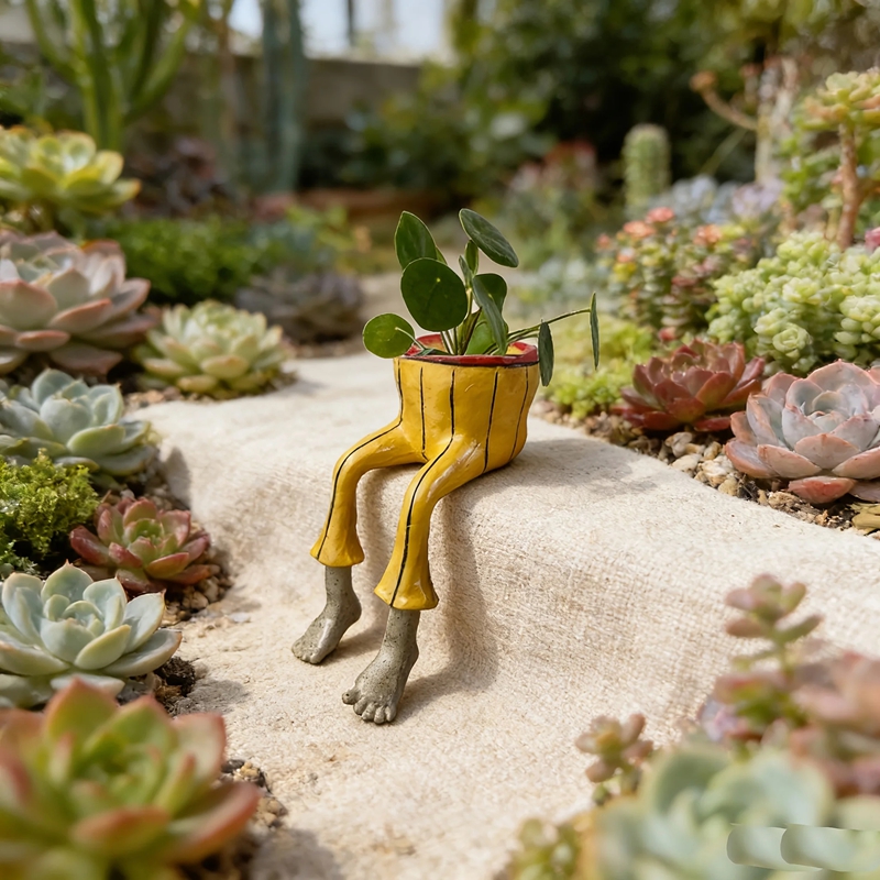 Whimsical Resin Leggy Planter  - Plant Parental 리뷰 및 가격