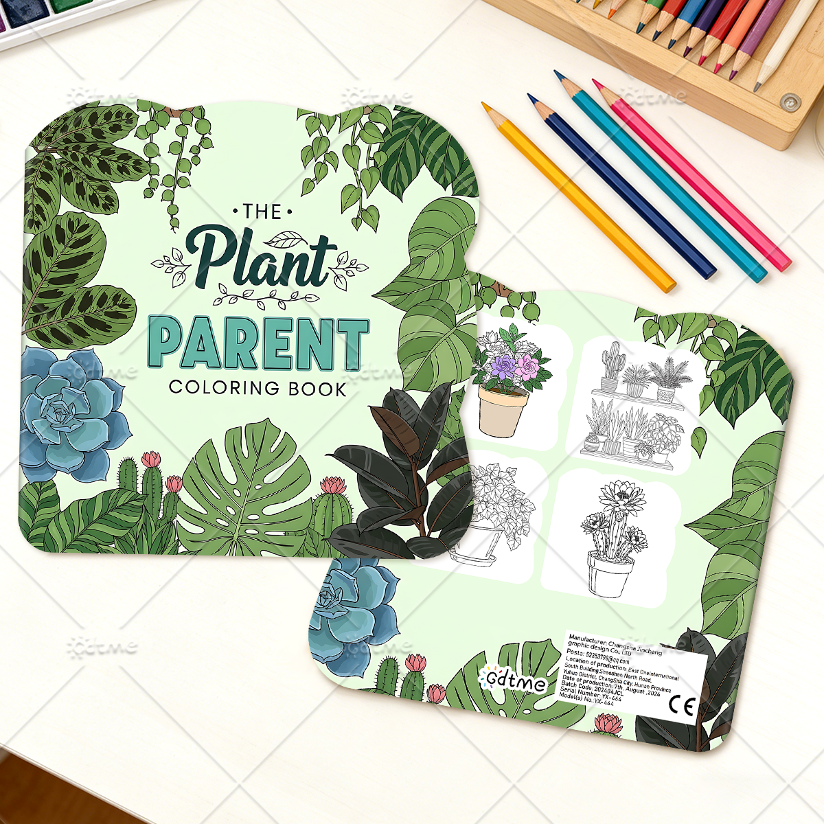 THE Plant PARENTE Coloring Boo - Plant Parental 리뷰 및 가격